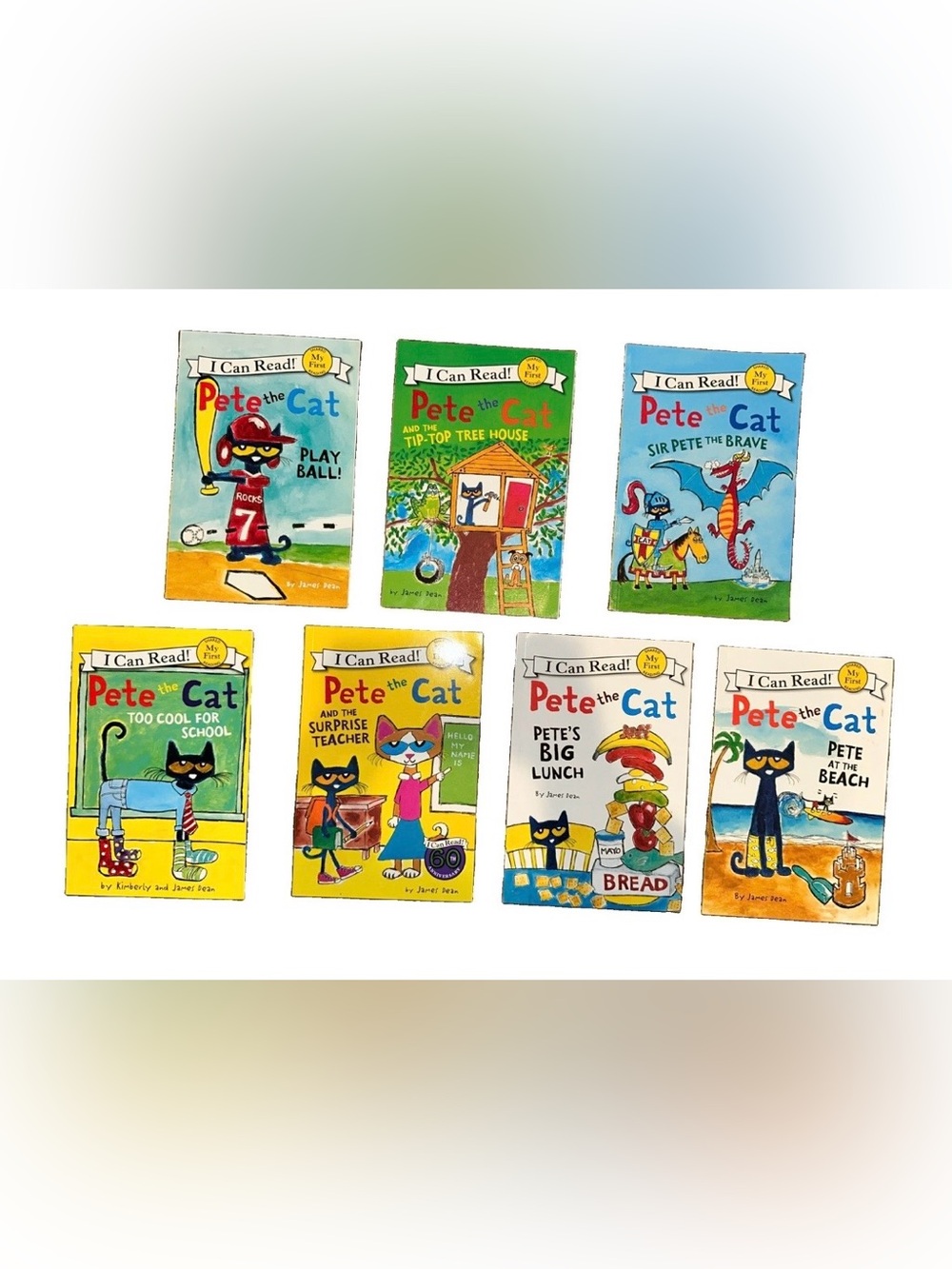 Pete the Cat My First I Can Read Shared Reader Kindergarten 1st Grade Lot Of 7